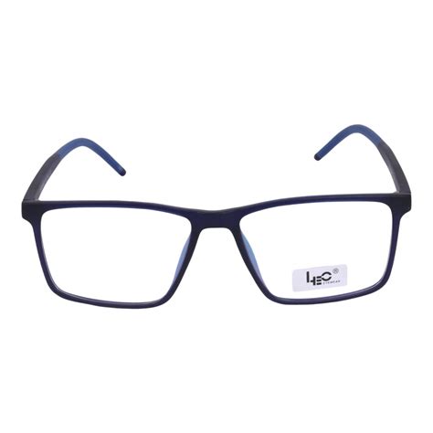 Dark Blue Square Rimmed Eyeglasses - L118. C9 – LEO Eyewear