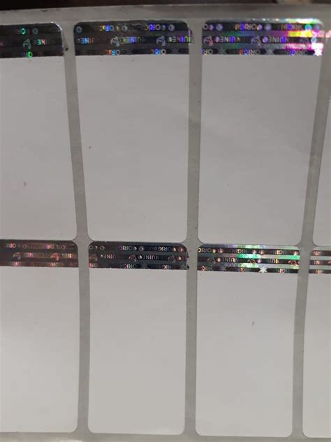Paper Labels - Hologram Paper Labels Exporter & Trader - Wholesaler ...