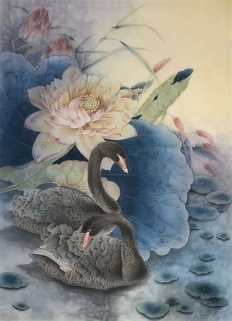 Стиль Гунби, китайская живопись Гохуа | Chinese art painting, Butterfly ...