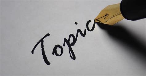 Image result for Topic Sentence Examples