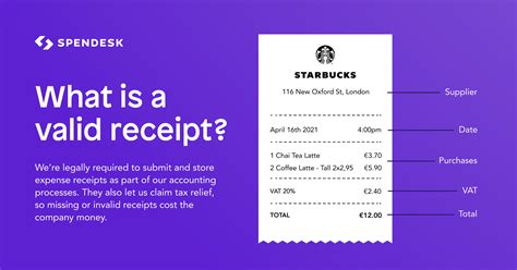 Reimbursement Receipt