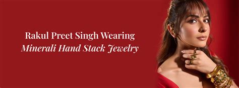 Rakul Preet Singh Wearing Minerali Hand Stack Jewelry