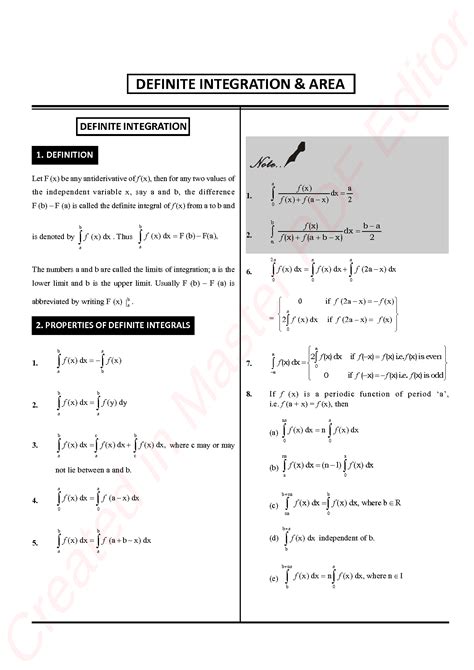Image result for Definite Integration Examples
