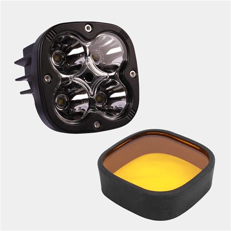 HJG 4 LED CREE Fog Light Auxiliary Light With Yellow Cap | 60W, Price ...