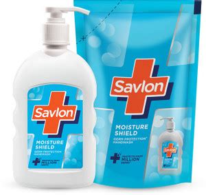 Savlon Moisture Shield Germ Protection Liquid Hand Wash Pump + Refill ...