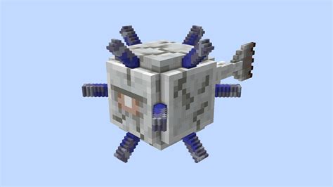 Elder Guardian Mob Statue Minecraft Map