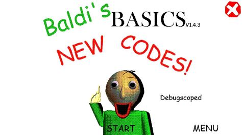 Image result for Baldi Basics Secret Code Mod
