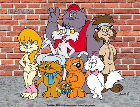cat cartoon 80s
