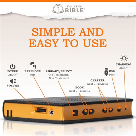 Buy Talking Bible - Electronic Holy Bible Audio Player in English for ...