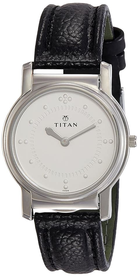 Titan Braille Analog Silver White Dial Men's Watch -NB1855SL01 ...