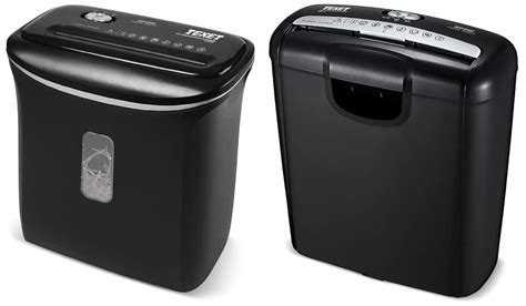 Texet CC612EX Paper and Card Shredder | cuts 6 Sheets at a time | 12L ...