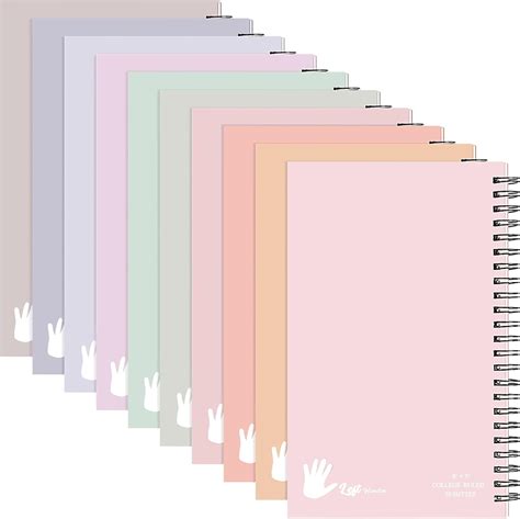 Amazon.com : Patelai 10 Pack Small Left Handed Notebook Wire Bound ...