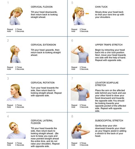 Image result for Neck Exercises Printable PDF