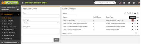 How to assign/view student for exam? - Smart School : School Management ...