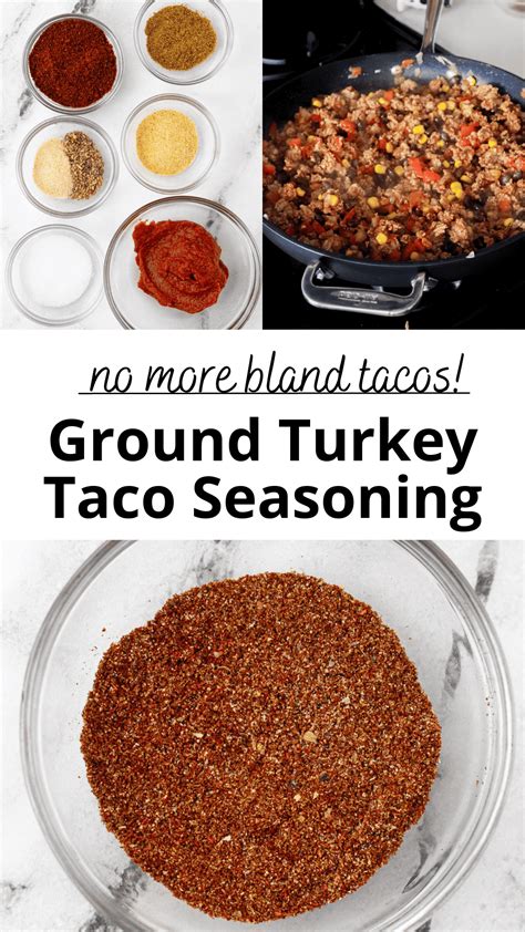 Ground Turkey Taco Seasoning