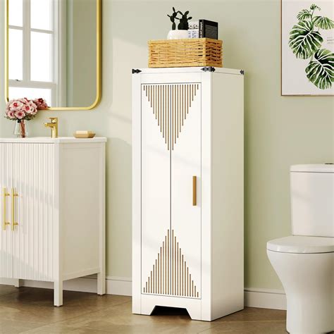 Amazon.com: YITAHOME Modern Storage Cabinet, 47" Bathroom Floor Storage ...