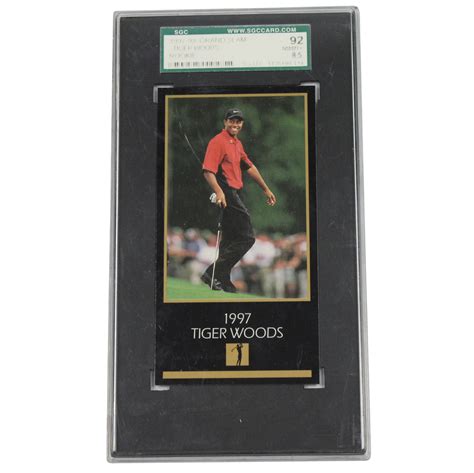 Lot Detail - Tiger Woods Grand Slam Rookie Card 92 NM/MT