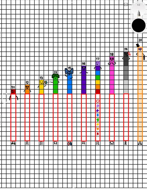 Numberblocks 11-20. by Octopuslover342 on DeviantArt