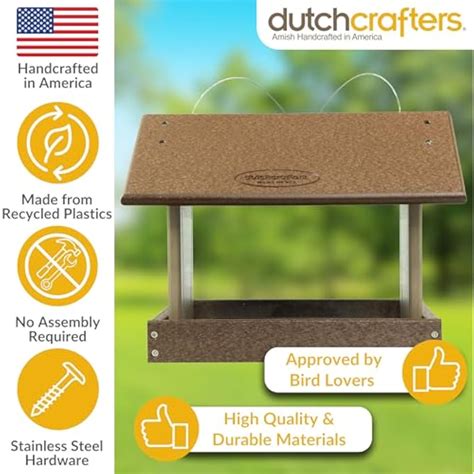DutchCrafters Poly Hanging Hopper Bird Feeder, Large India | Ubuy