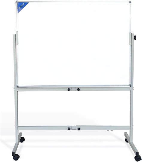 Maxi Double Sided Magnetic Reversible Whiteboard with Stand 90X180 centimetre.Mobile Standing ...
