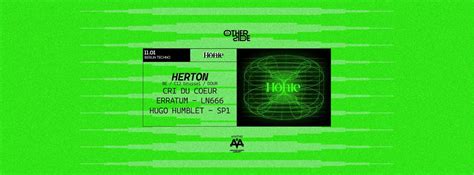 Opening week end : HÖHLE with HERTON & more (free access), Rue Roture ...