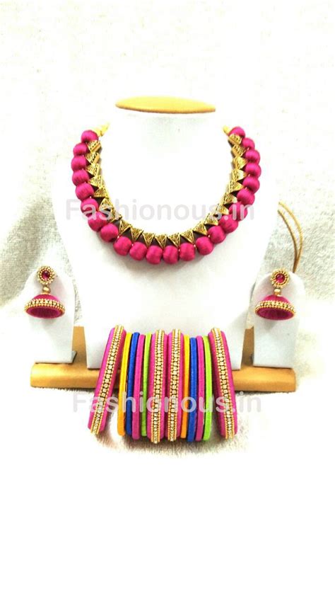 Silk Threads - Buy silk thread designer jewellery online india – Page 4 ...