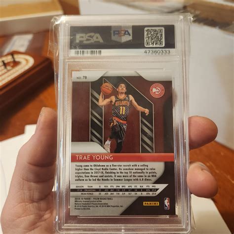 2018-19 Panini Prizm TRAE YOUNG Rookie Card RC #78 HAWKS PSA 10 GEM ...