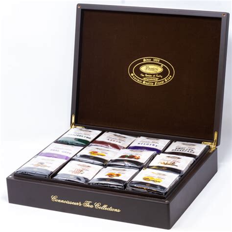 Elegant Wooden Tea Gift Set by Premier's Tea | Premium Blends