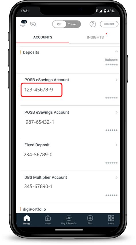 Dbs Account Information at Noah Weber blog
