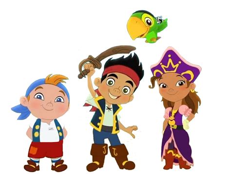 Image - Jake, Izzy, Cubby and Skully.jpg | Jake and the Never Land ...