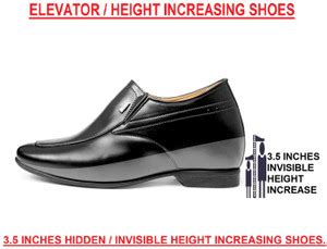 BXXY Bxxy's 9 cm (3.5 Inch) Height Increasing Dress Shoe Slip-on Formal ...