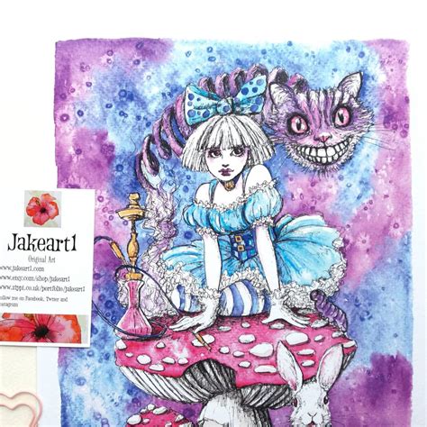 Original Alice In Wonderland Art