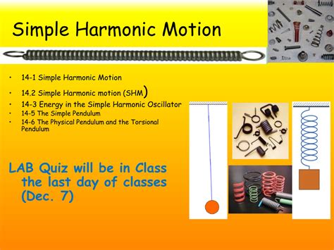 Image result for Simple Harmonic Motion Examples With