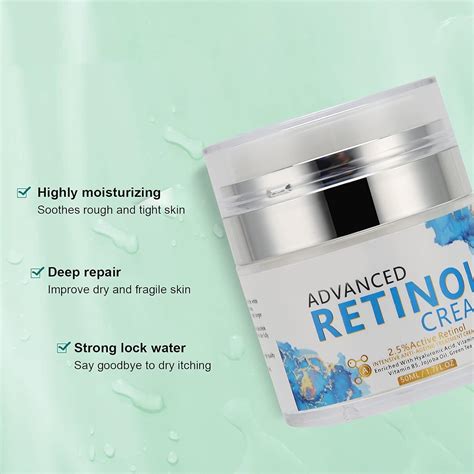 Buy Retinol Face Moisturizer, Hyaluronic Moisturizer Cream for Reducing ...
