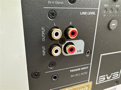 Lfe Subwoofer Connection 的图像结果