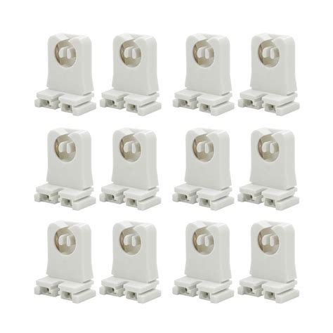 12-Pack Non-shunted Turn-Type T8/T12 Lamp Holder Tombstone - UL-Listed ...