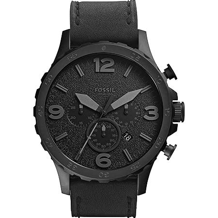 Fossil Nate Analog Black Dial Unisex's Watch-JR1354 : Amazon.in: Watches