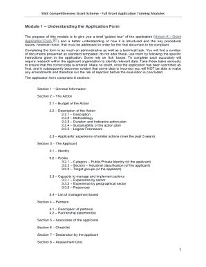 Fillable Online Module 1 Understanding the Application Form Fax Email ...