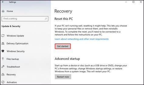 Using Command Prompt to Reset PC 的图像结果