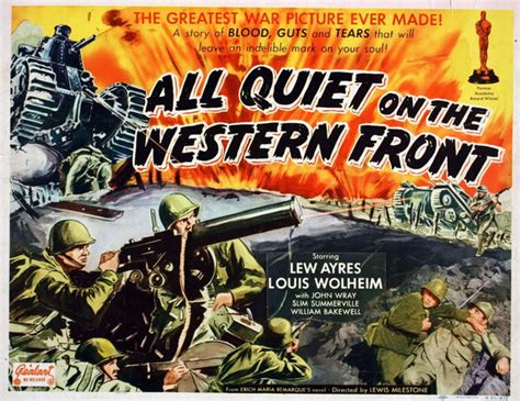 All Quiet On The Western Front (1930) - War Movie Poster - Framed ...
