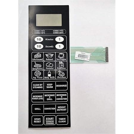 WHITEFLIP Microwave Oven Membrane Keypad Compatible/Replaceable For IFB ...