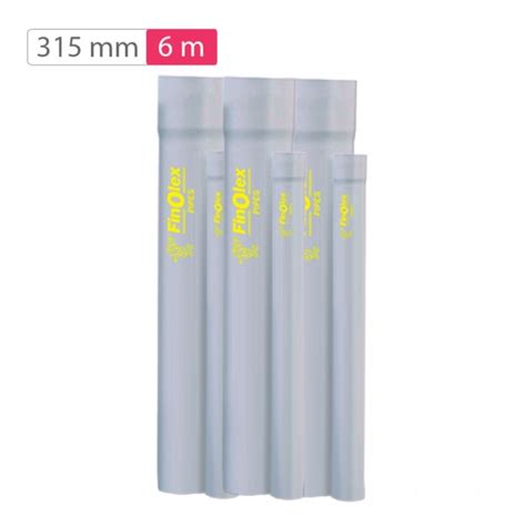 Finolex Selfit 315mm 6meter 10kg/cm2 PVC U Agriculture Pipe | mykit ...