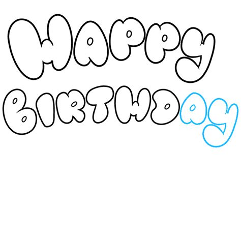 Draw Letter Happy Birthday Using Python 的图像结果