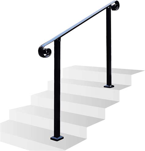 Buy Exterior Stair Railing Kit , Handrails for Outdoor Steps Railings ...