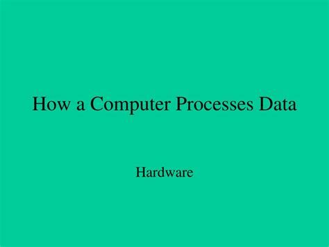 How a Computer Processes Data 的图像结果