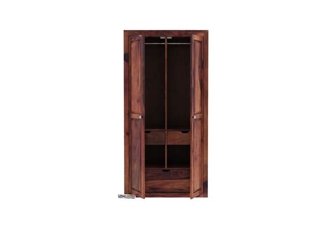 Buy Newon 2 Door Multi Utility Wardrobe (Teak Finish) Online in India ...