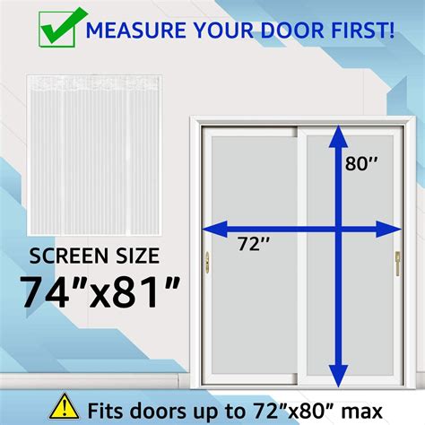 TheFitLife Double Door Magnetic Screen - Mesh | Ubuy India