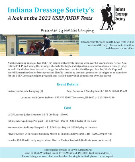 Image result for USDF 1st Level Test 3