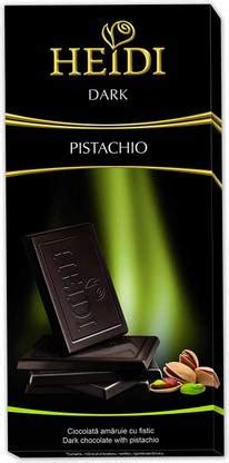 Heidi Dark Chocolate with Pistachio - Imported Dark Chocolate Bar 80 ...