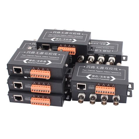 ZHuidjo 10 Pcs BNC to RJ45 4 Channel Integrated Passive UTP High ...